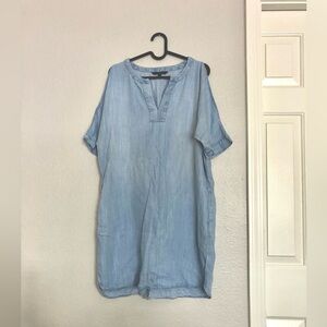 Velvet Heart Sky Blue Denim Top